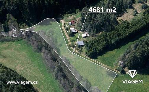 Prodej zahrady 4 681 m², Uhřínov, okres Žďár nad Sázavou