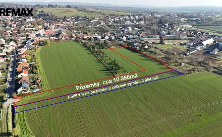 Prodej stavebního pozemku 11 021 m², Olomouc