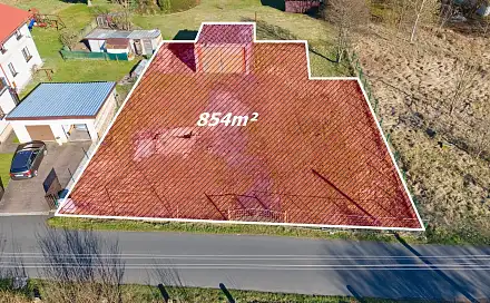 Prodej stavebního pozemku 854 m², Hazlov, okres Cheb