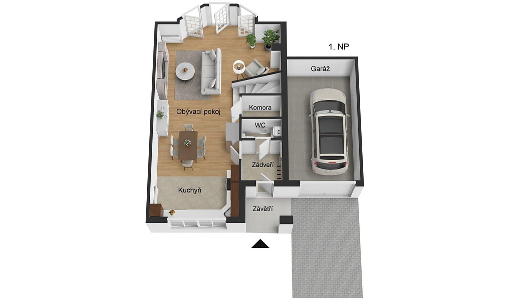 Prodej domu 190 m² s pozemkem 465 m², Hostivice – náhled fotky 4