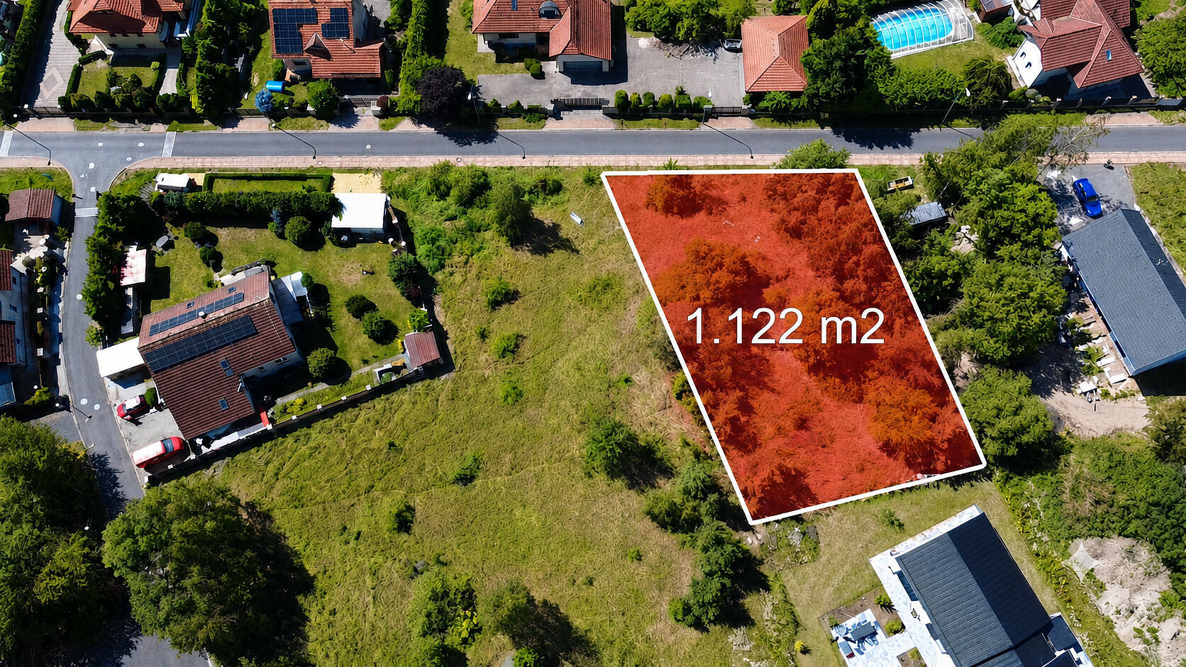 Prodej stavebního pozemku 1 122 m²