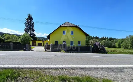 Prodej domu 111 m² s pozemkem 18 523 m², Vimperk - Korkusova Huť, okres Prachatice