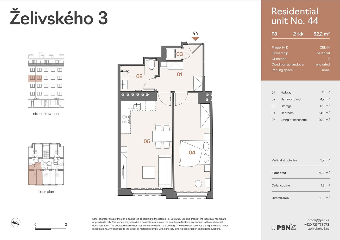 Prodej bytu 2+kk 47 m² — photo 3