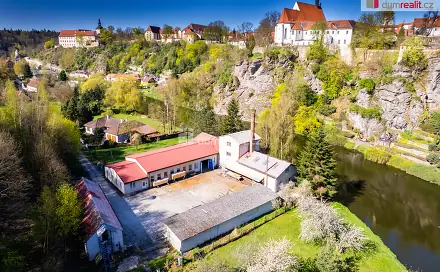 Prodej výrobních prostor 3 615 m², Zářečí, Bechyně, okres Tábor