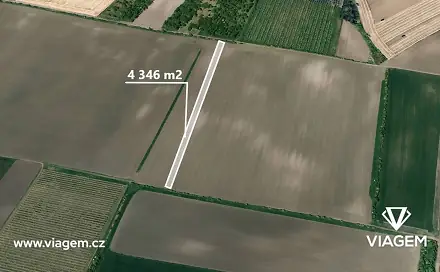 Prodej pole 2 173 m², Hustopeče, okres Břeclav