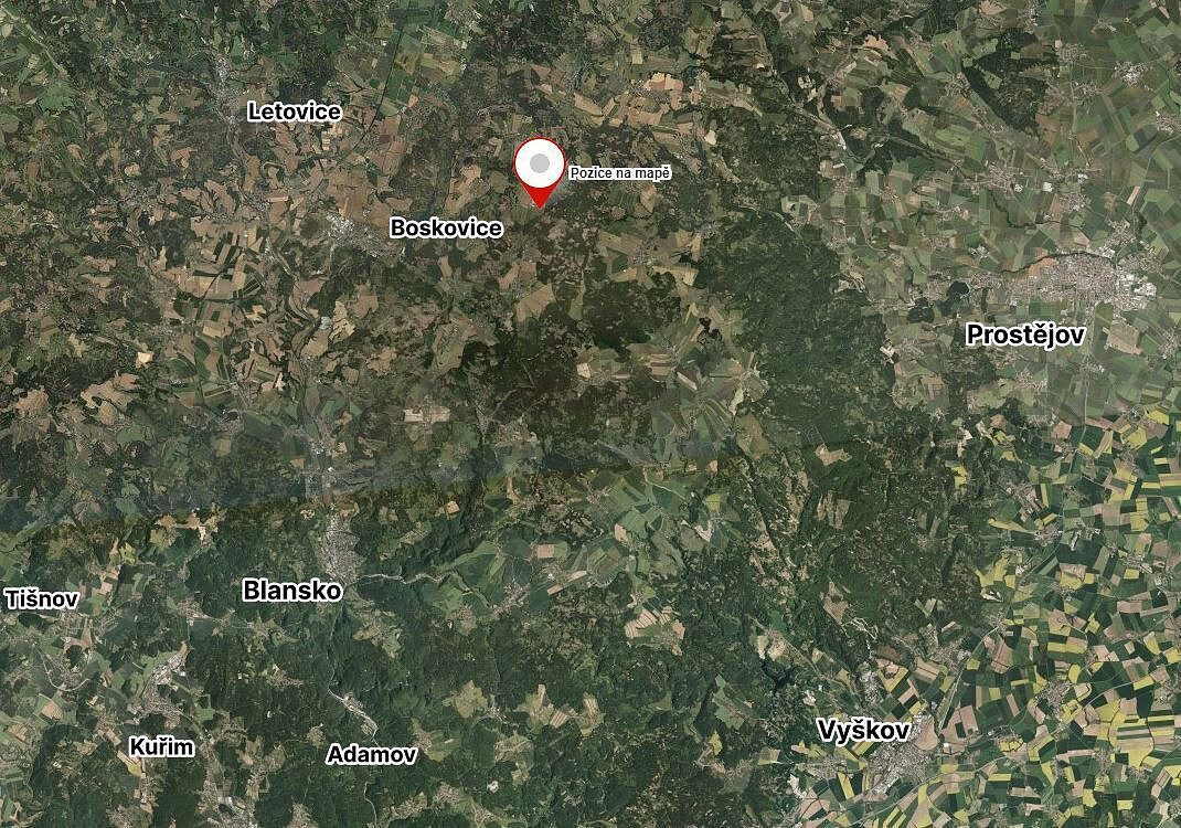 Prodej pozemků Benešov u Boskovic – pohled 5