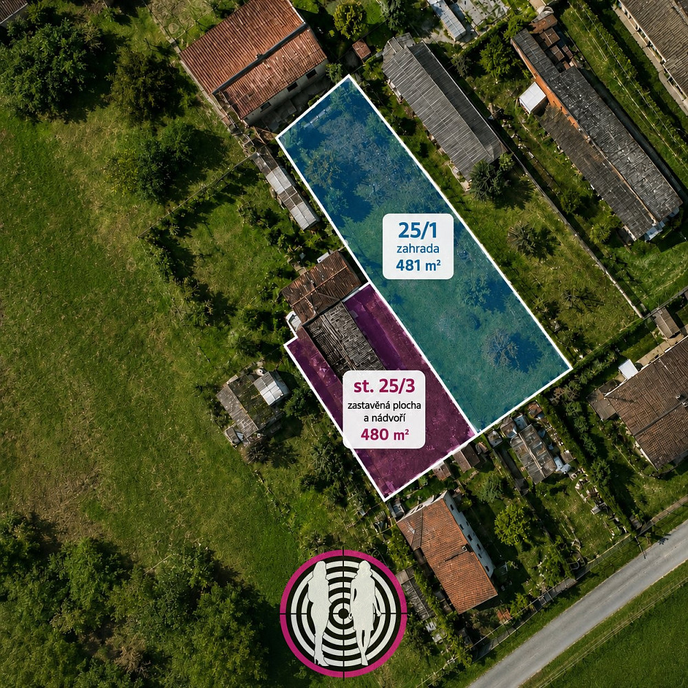 Prodej stavebního pozemku 961 m²