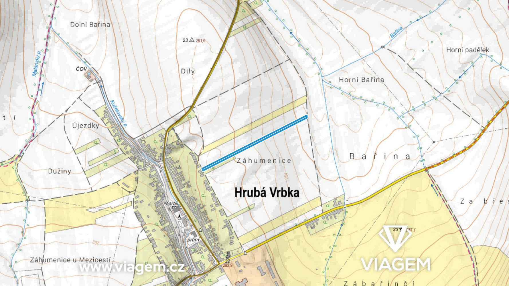 Prodej pole 2 081 m² – fotografie 3