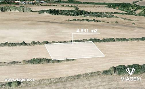 Prodej pole 4 891 m², Tachlovice, okres Praha-západ