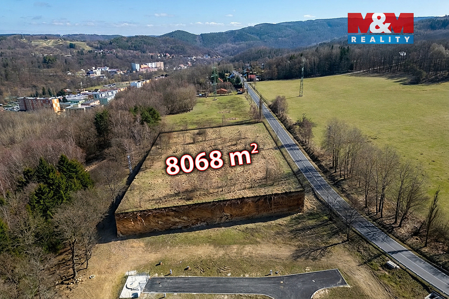 Prodej stavebního pozemku 8 068 m² – fotografie 2