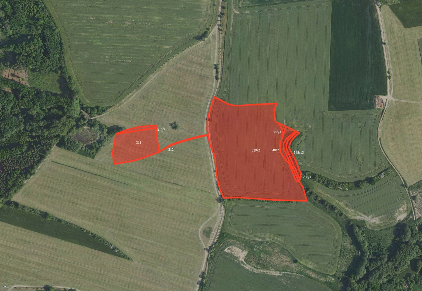 Prodej pole 54 695 m²