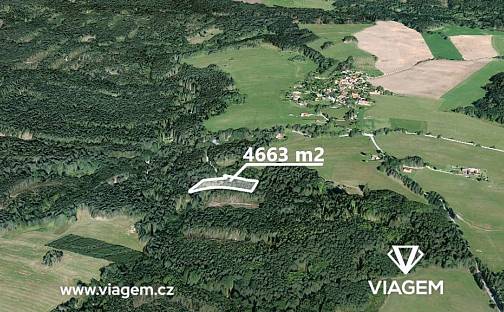 Prodej pole 4 663 m², Slavče, okres České Budějovice