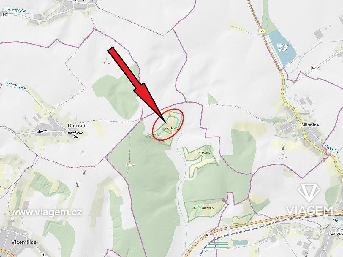 Prodej pole 1 299 m² – pohled 4