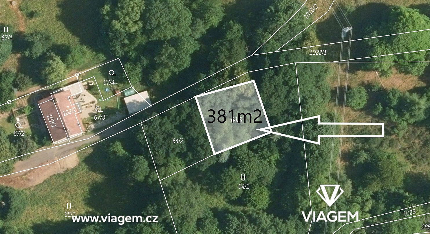 Prodej zahrady 381 m²