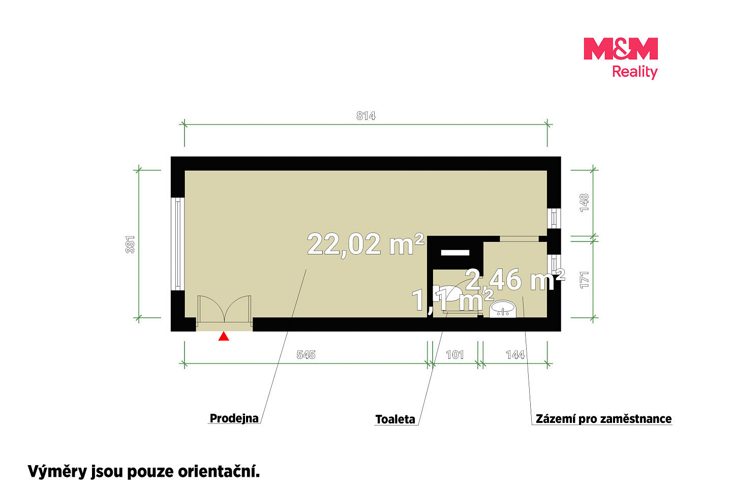 Pronájem obchodních prostor 26 m² – fotografie 3