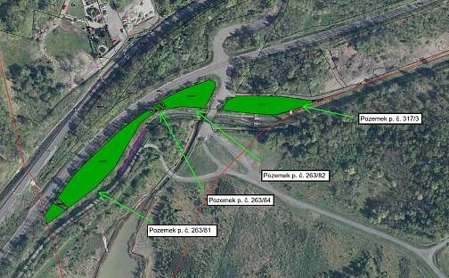 Prodej pozemku 6 277 m², Osek, okres Teplice