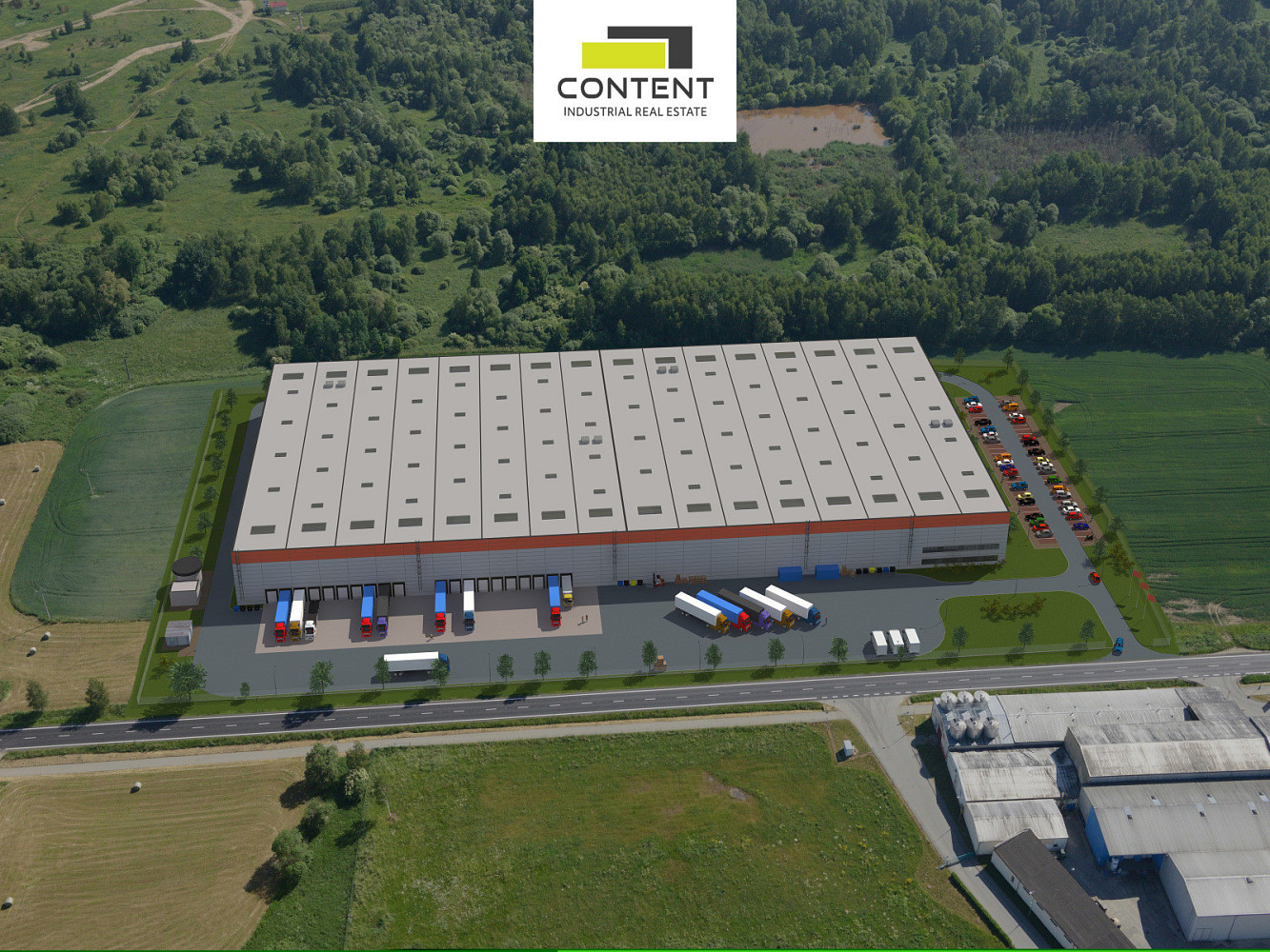 Pronájem skladu, výrobních prostor 20.311 m², Jindřichův Hradec – pohled 2