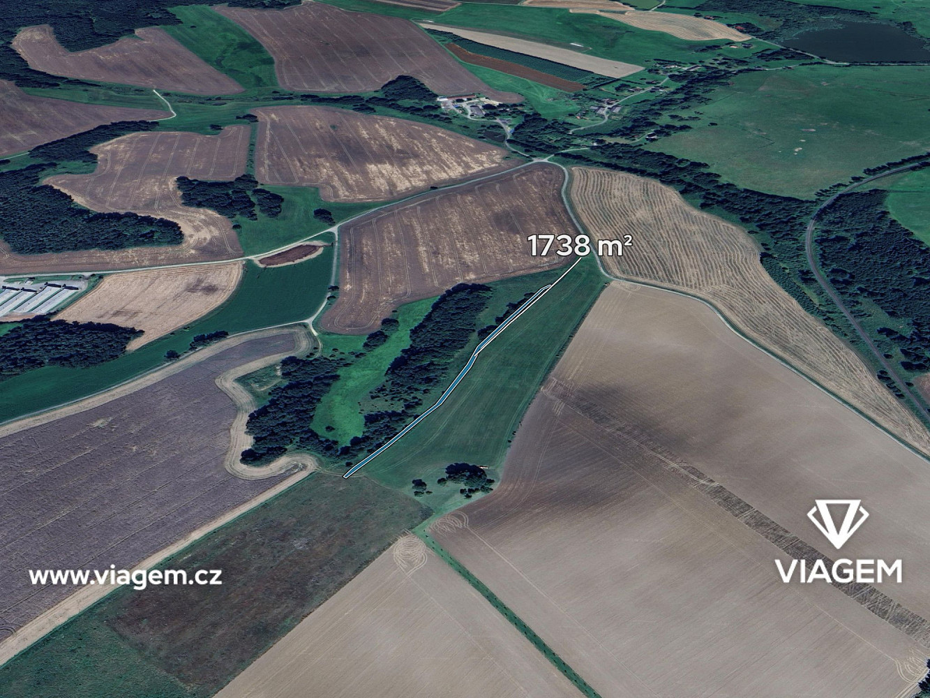 Prodej pole 1 158 m²