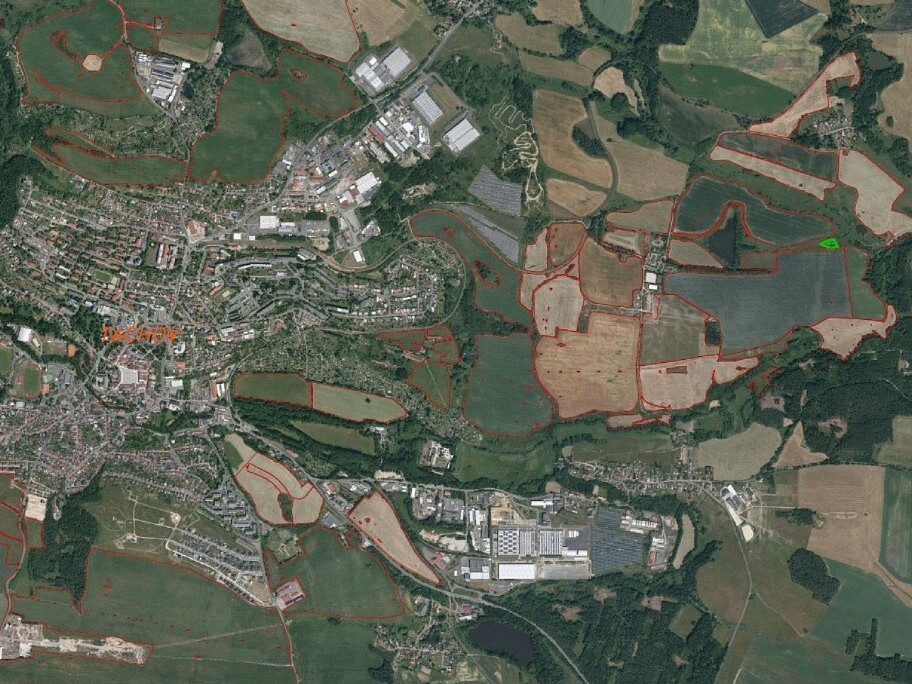 Dražba louky 2 192 m²