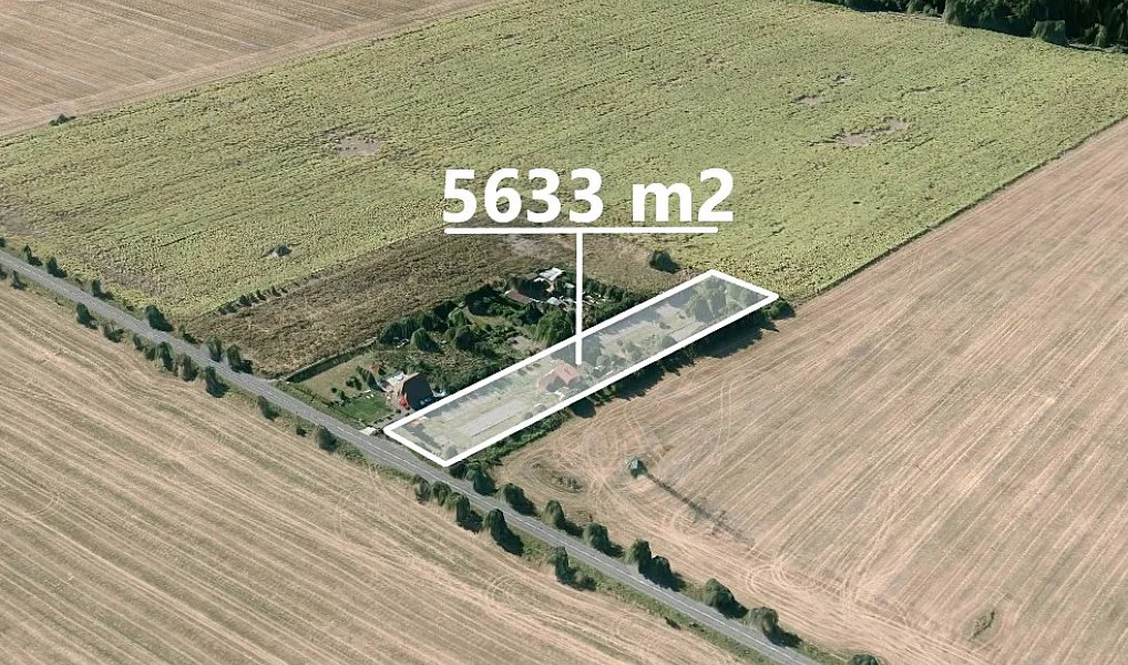 Prodej stavebního pozemku 5 636 m², Smečno – náhled fotky 2