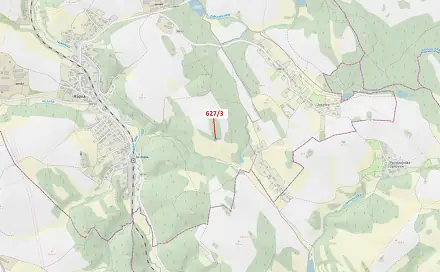 Dražba lesa 594 m², Rožná