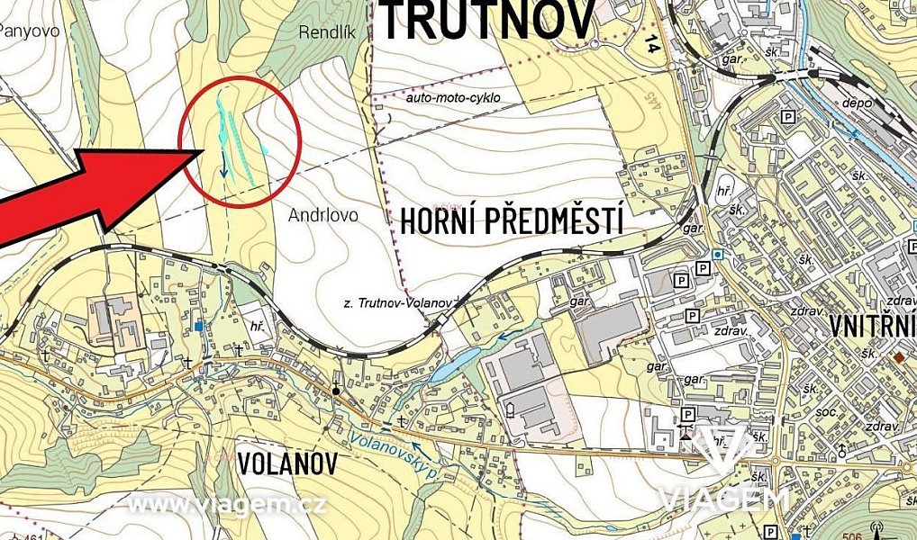 Prodej pole 1 540 m², Trutnov – náhled fotky 3