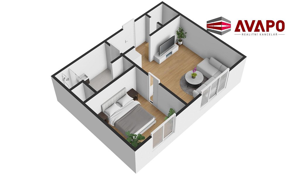 Pronájem bytu 2+kk 35 m², Opava – náhled fotky 14