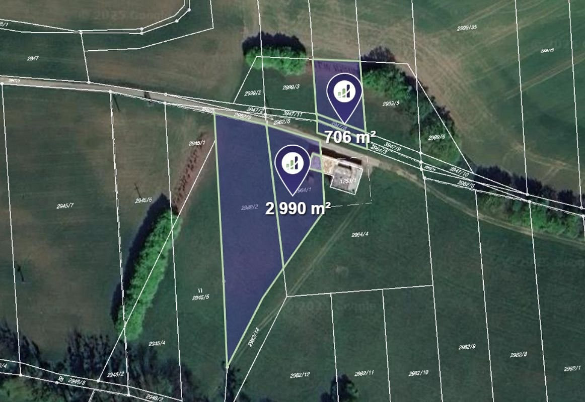 Prodej pozemku 616 m²