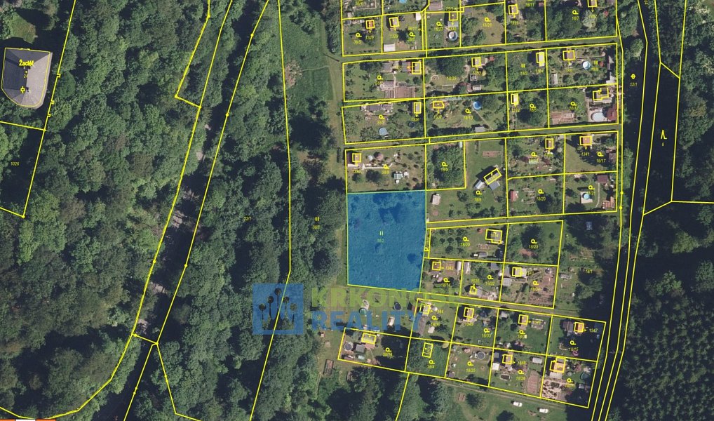 Prodej zahrady 1 807 m², Žacléř – náhled fotky 2