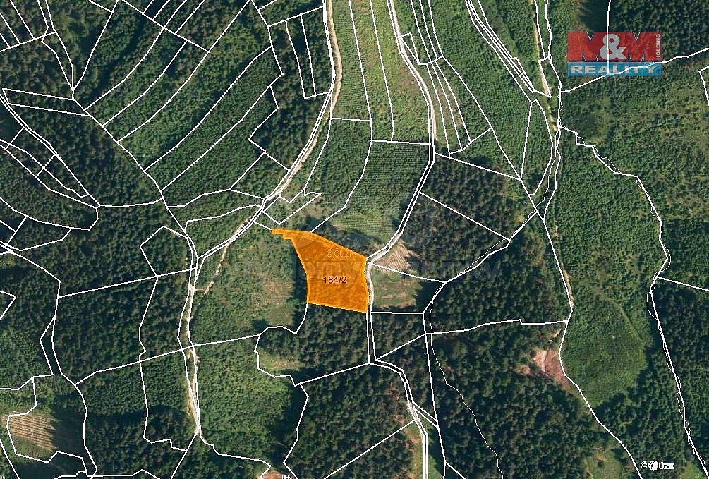 Prodej lesa 4 855 m²