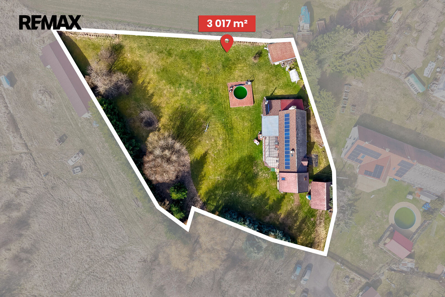 Prodej domu 288 m² s pozemkem 3 017 m²