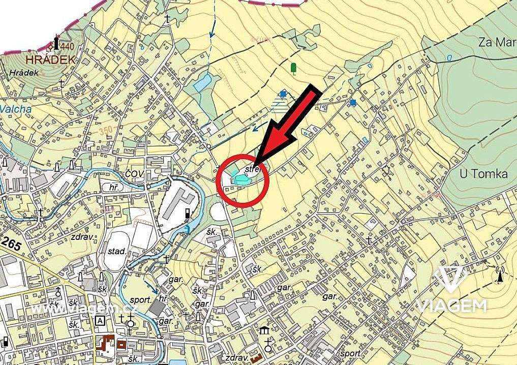 Zahrada 2 971 m², Podíl 30 % o výměře 880 m² – pohled 4
