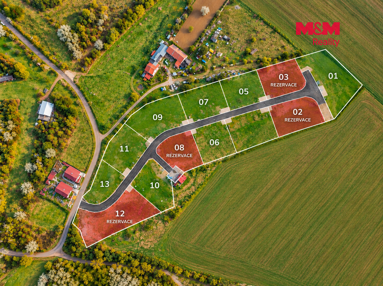 Prodej stavebního pozemku 1 032 m² – fotografie 3