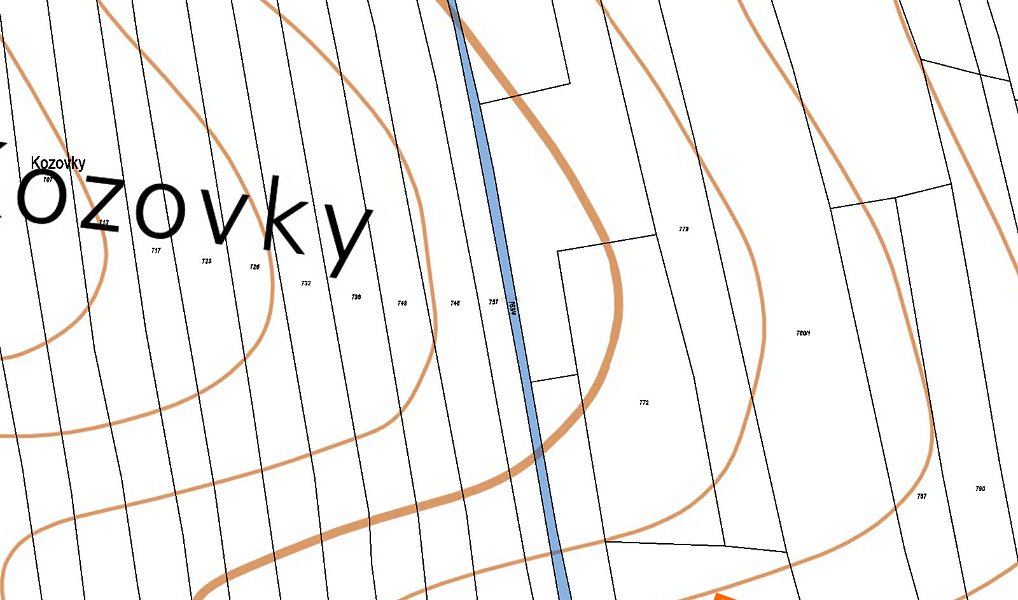 Prodej pole 181 m², Horní Kruty – náhled fotky 3