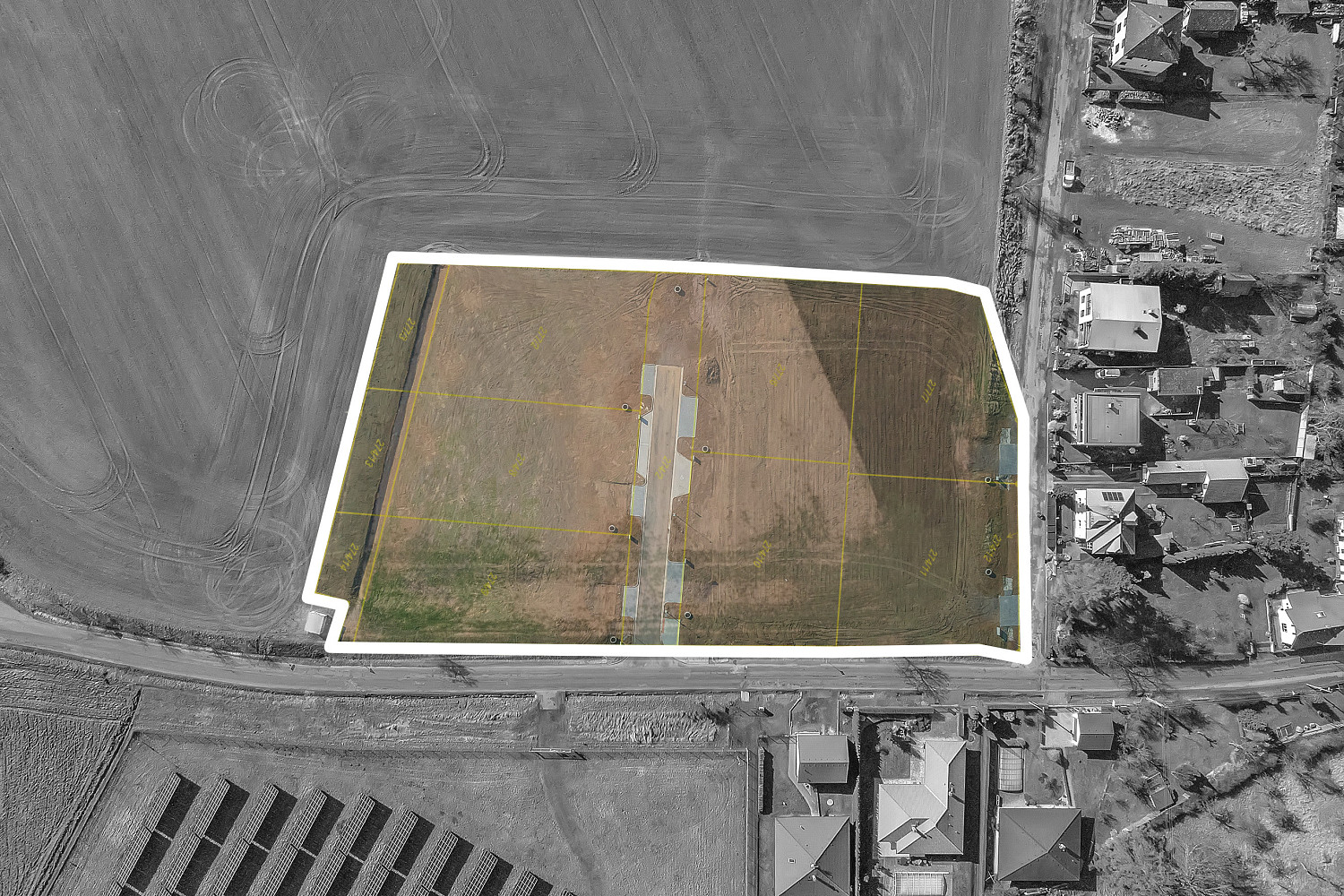 Prodej stavebního pozemku 1465 m² - Morašice – pohled 5