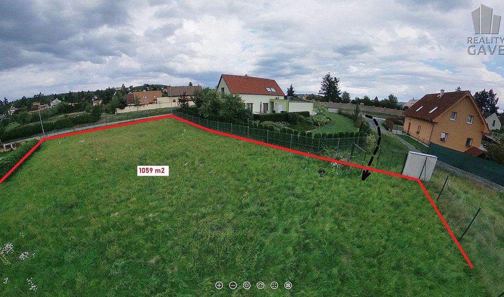 Prodej stavebního pozemku 1 059 m², Hlásná Třebaň – náhled fotky 3