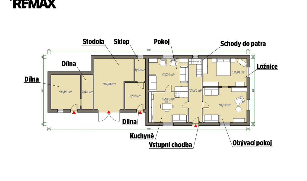 Prodej domu 90 m² s pozemkem 1 315 m², Dýšina – náhled fotky 15