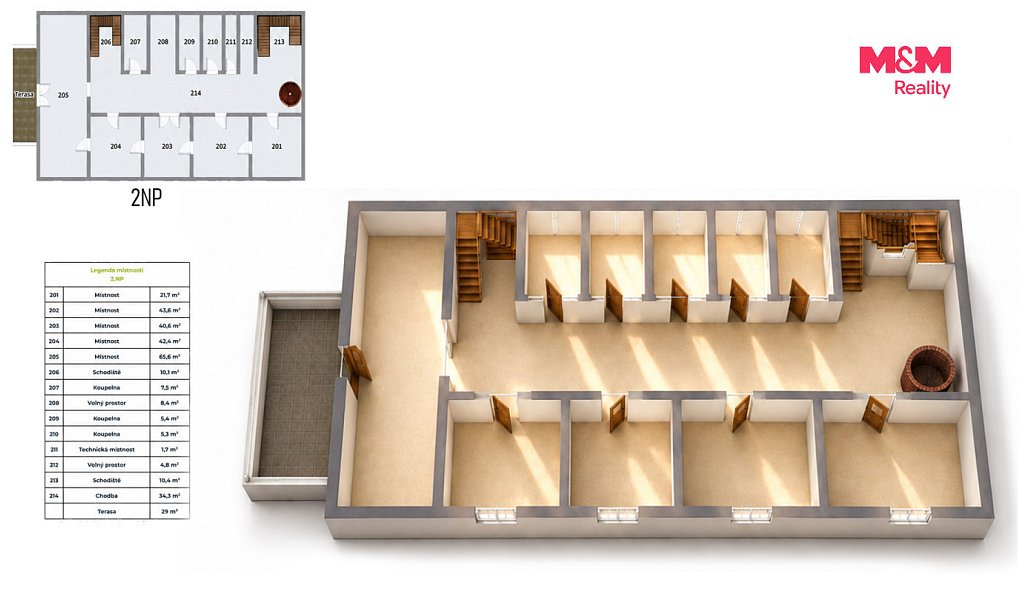Prodej historického objektu s pozemkem 4 672 m2, Dírná – náhled fotky 25