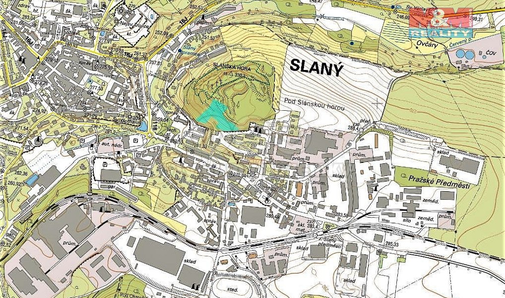 Prodej zahrady 2 497 m², Slaný – náhled fotky 2