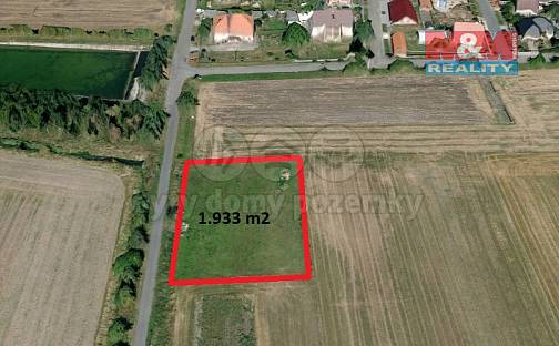 Prodej stavebního pozemku 1 933 m², Volárna, okres Kolín