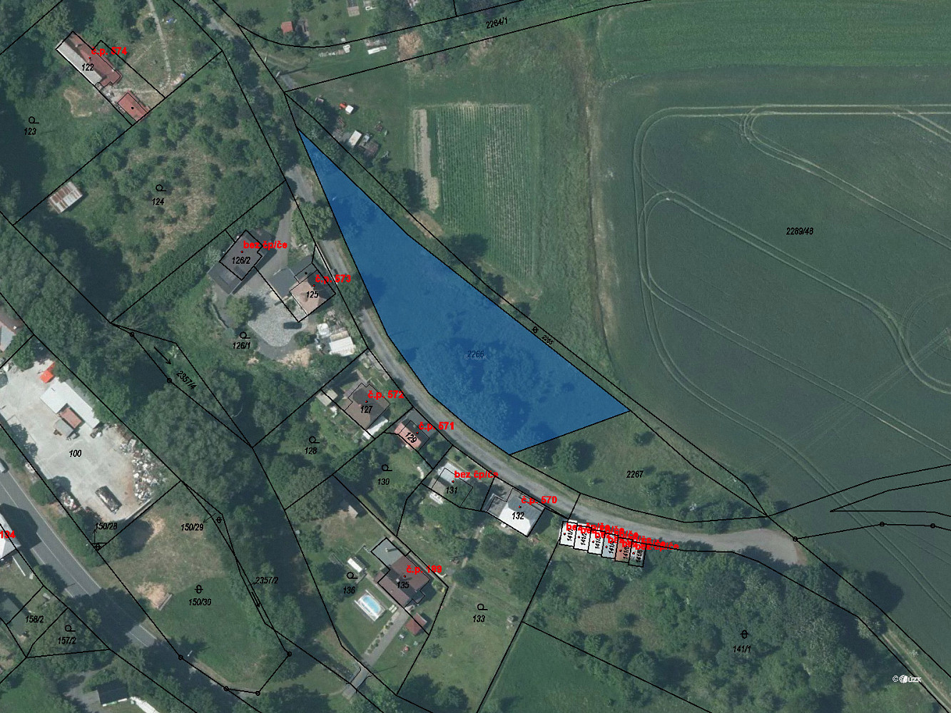 Prodej stavebního pozemku 1 019 m²