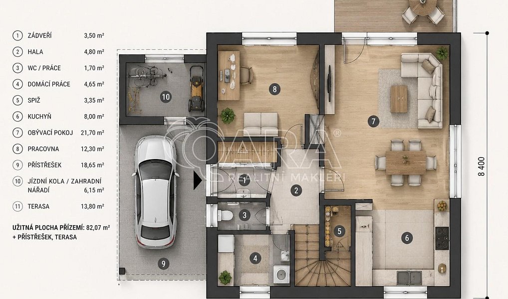 Prodej domu 120 m² s pozemkem 850 m², Malá Hraštice – náhled fotky 2