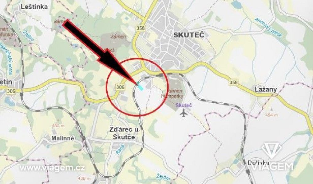 Prodej stavebního pozemku 1 916 m², Skuteč – náhled fotky 4