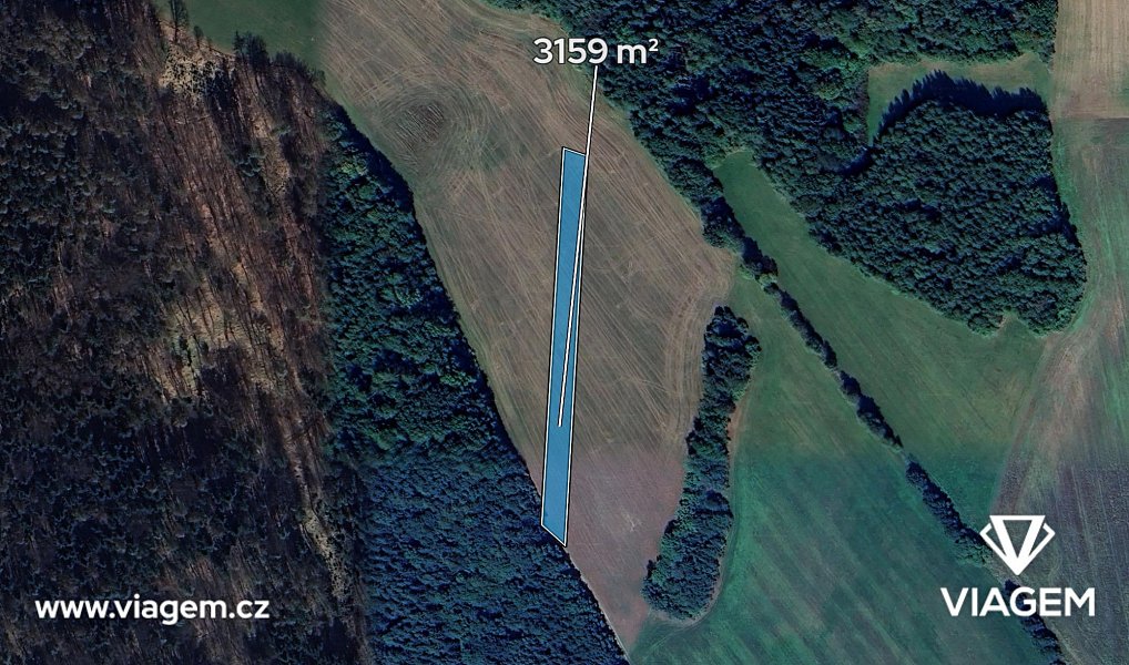 Prodej pole 451 m², Tisovec – náhled fotky 2