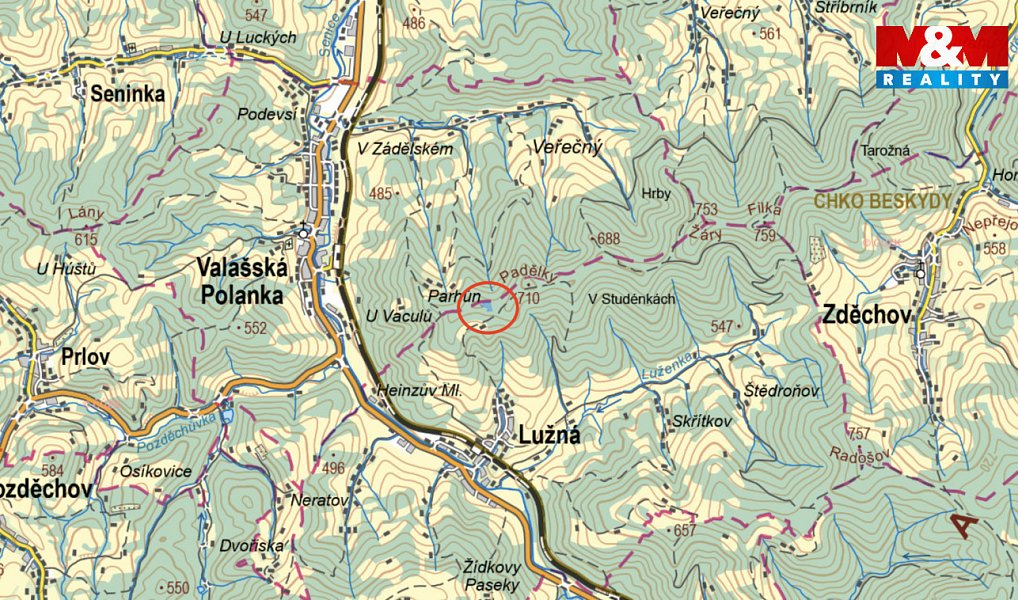 Prodej lesa 5 438 m², Lužná – náhled fotky 3
