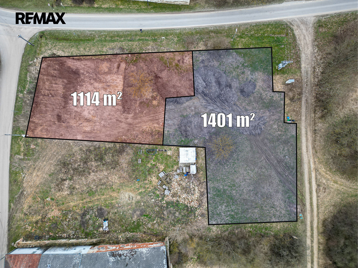Prodej stavebního pozemku 1 401 m² – další