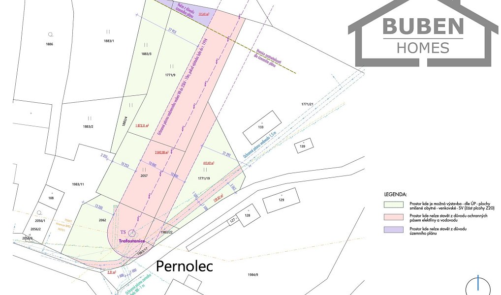 Prodej stavebního pozemku 4 553 m², Částkov – náhled fotky 3