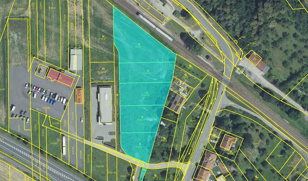 Prodej komerčního pozemku 8 560 m², Popovice – náhled fotky 2