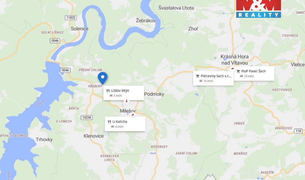 Prodej stavebního pozemku 1 512 m², Milešov – náhled fotky 12