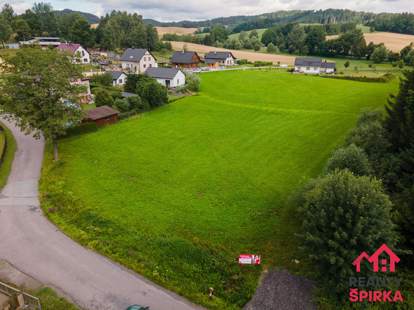 Prodej stavebního pozemku 2823 m², obec Písečná, okres Ústí nad Orlicí – pohled 2